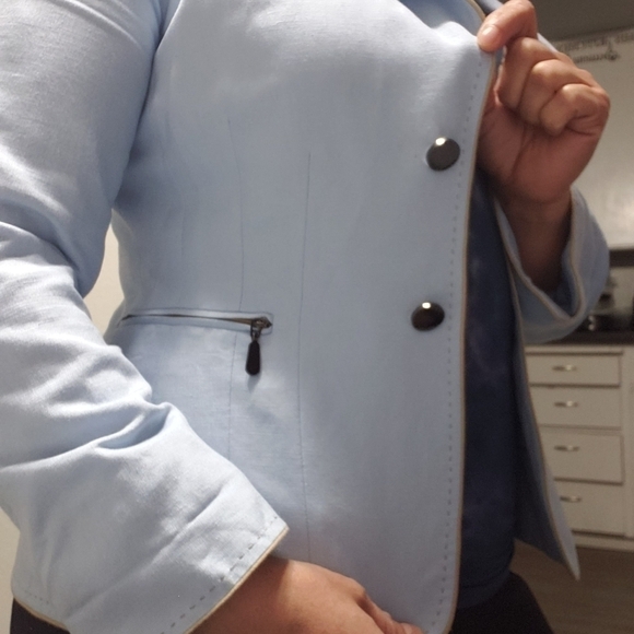 TAHARI Arthur S. Levine Women's Blazer Jacket Size 4P - Picture 7 of 17